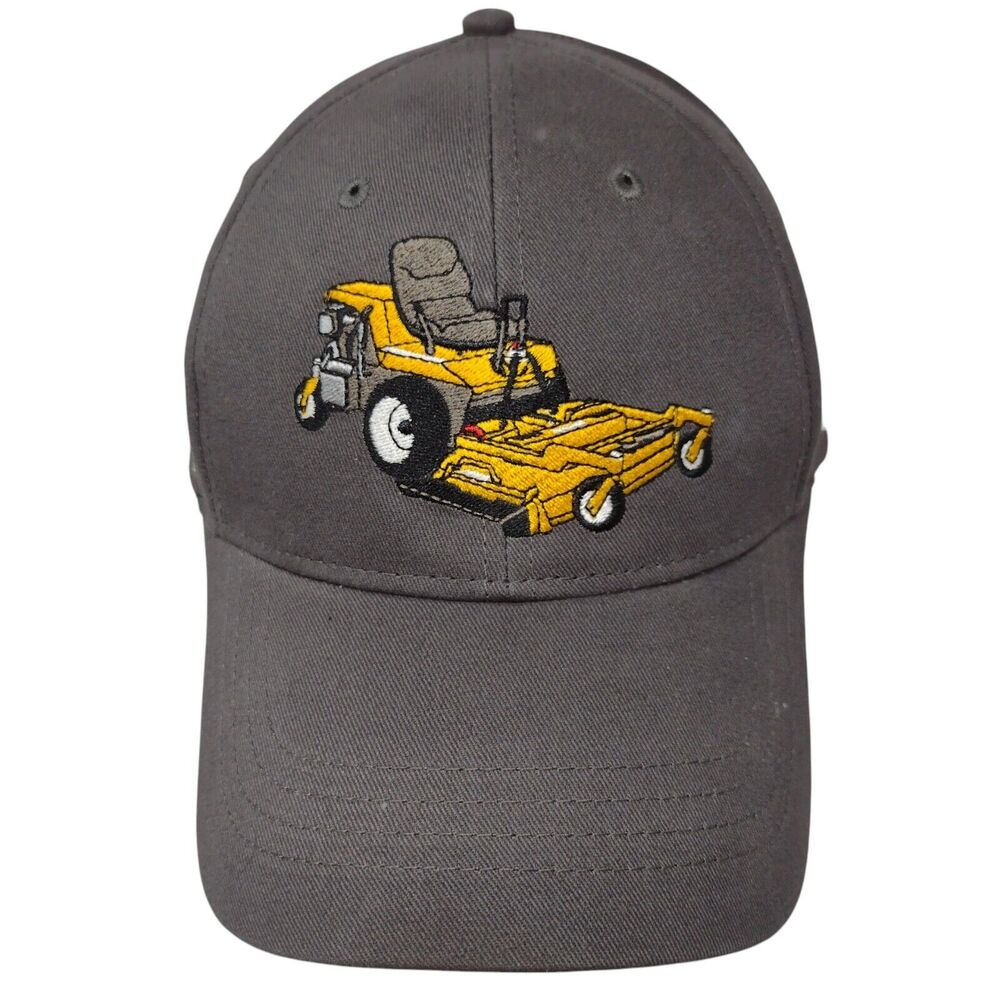 Walker Owner Strapback Hat Gray OSFA Adjustable Embroidered Vented Holes